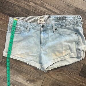 Volcom Light Blue Denim Women Shorts